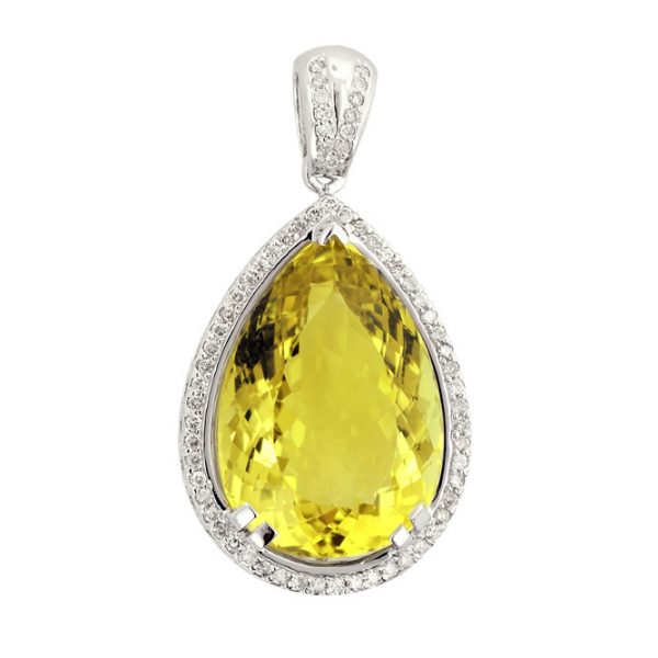 Pushkaraj Diamond Pendant