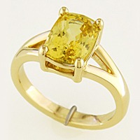 Yellow Sapphire Ring