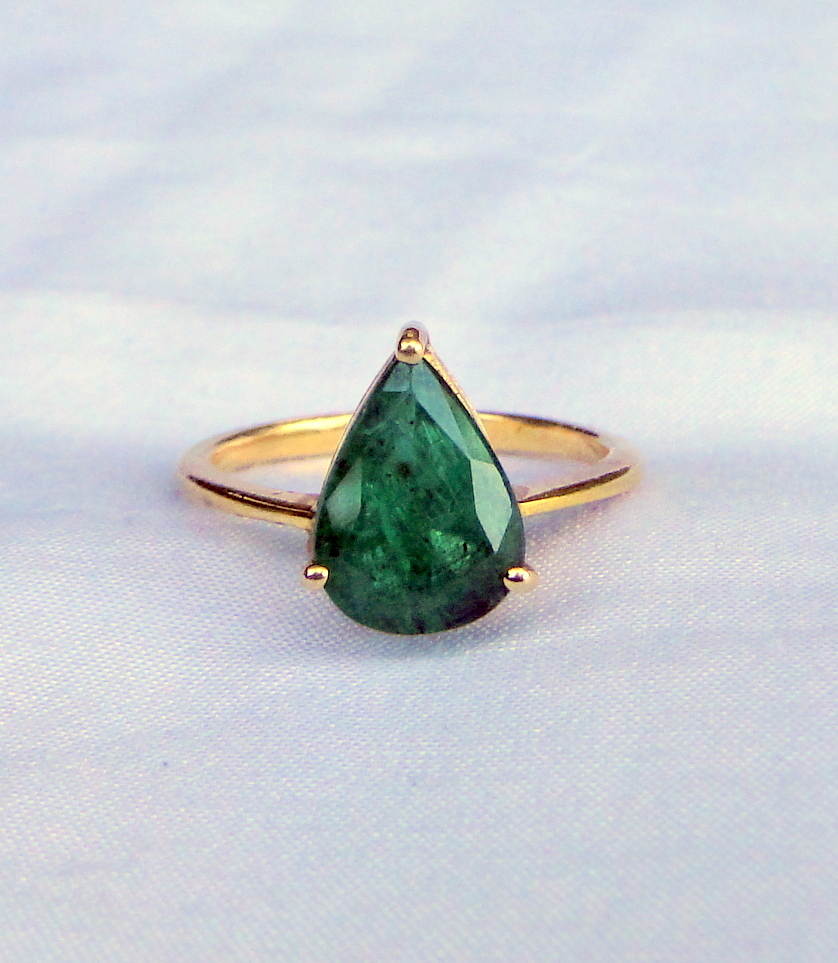 2.28CT Columbian Emerald Ring – KFK, Inc.