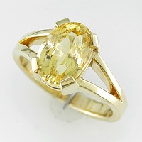 Yellow Sapphire Ring