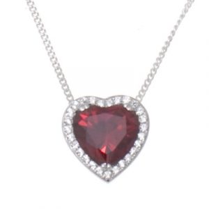 Ruby Diamond Pendant