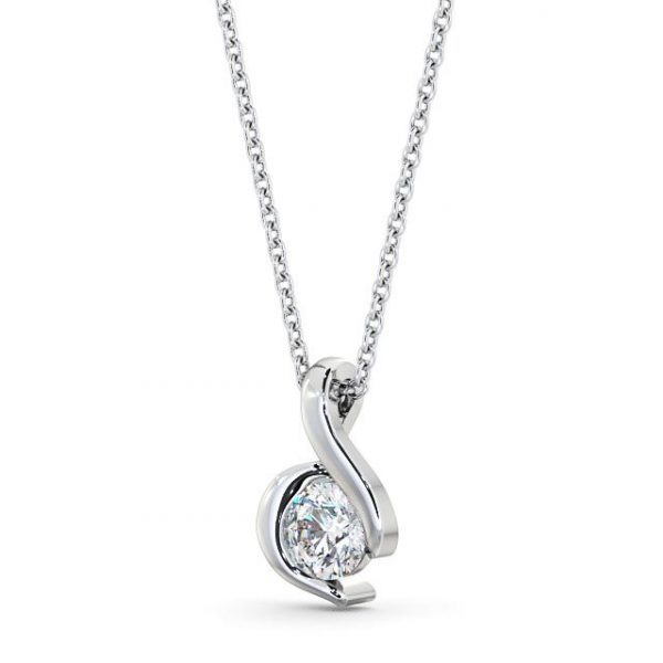 Solitaire Diamond Pendant