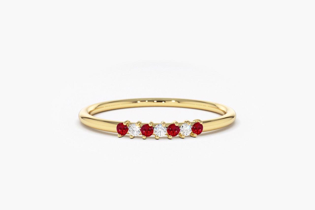 Diamond Ruby Ring